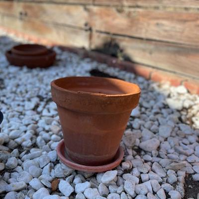 Terra Cotta Pots and wall hangers