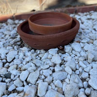 Terra Cotta Pots and wall hangers