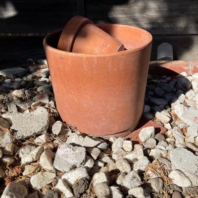 Terra Cotta Pots and wall hangers