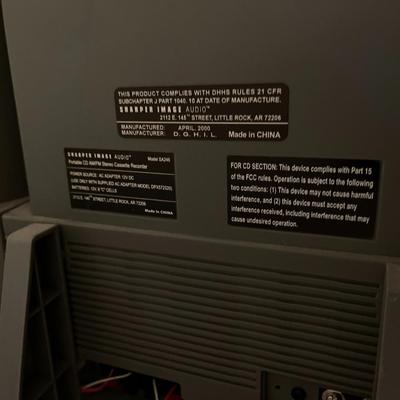 Sharper Image CD Player