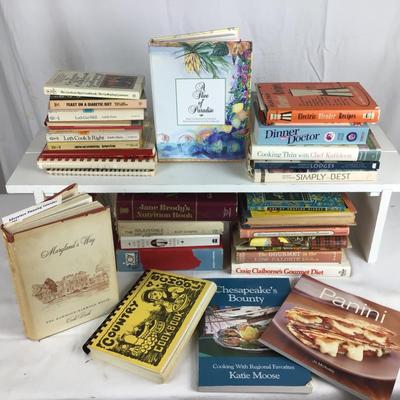 6093 Lot of Assorted Cookbooks