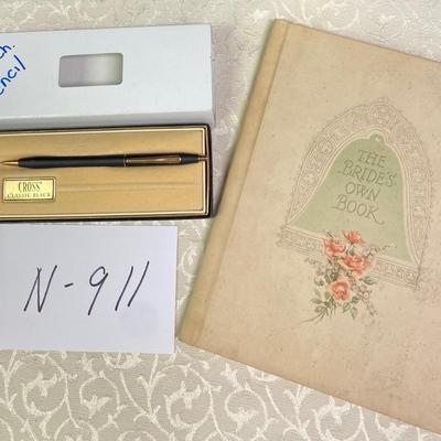 Cross Pen and Old Bride Book