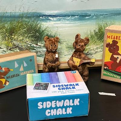 New Sidewalk Chalk and Fun bears