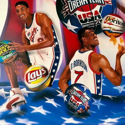 Mens USA Basketball Dream Team Poster. (GRB - JM)