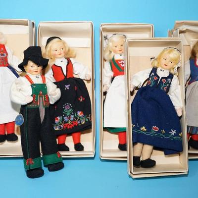 NORSKE DUKKER VARE-MERKE NORWEGIAN -SIX