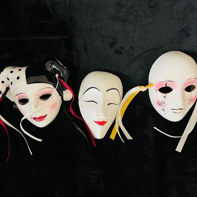Mini Glass and Masks. (DR- JM)