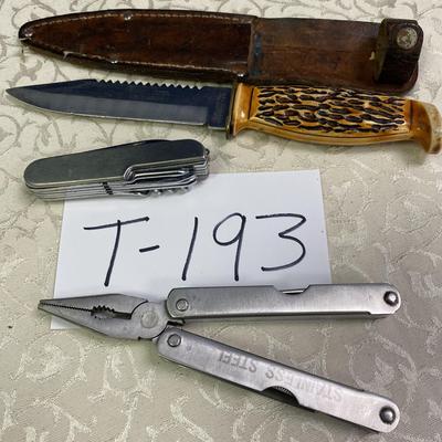 Fishing Knife and Pliers