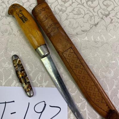 Fillet Knife and Cameo knife