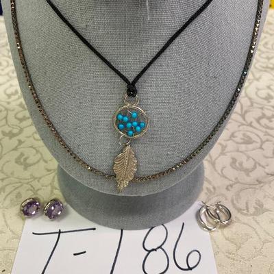 Necklaces and ear rings