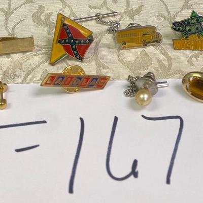 Pins and tie pins