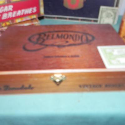 VINTAGE CIGAR BOXES AND MATCHBOOKS
