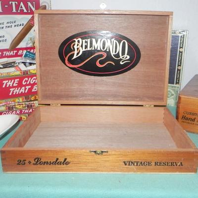VINTAGE CIGAR BOXES AND MATCHBOOKS