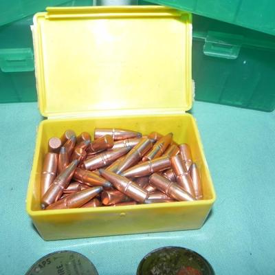 AMMO CONTAINERS-LEATHER HOLSTER-BOX OF AMMO