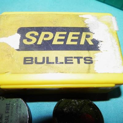 AMMO CONTAINERS-LEATHER HOLSTER-BOX OF AMMO