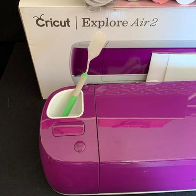 LOT 2C: Cricut Explore Air 2 (Like New in Box) & Accessories