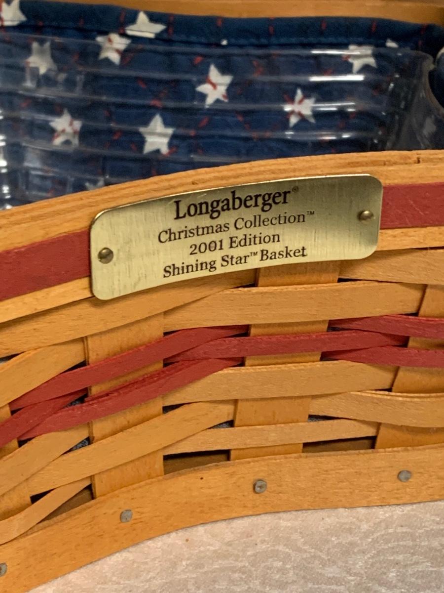LOT 41R Longaberger Baskets Shining Star, 1997 Inaugural w/Others
