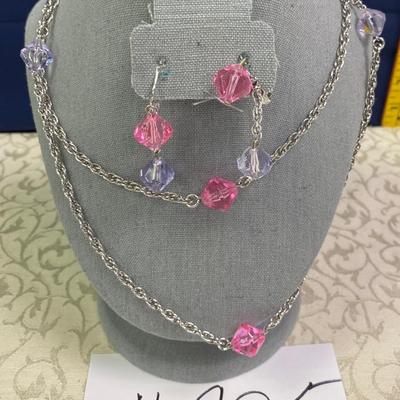 Necklace and earrings