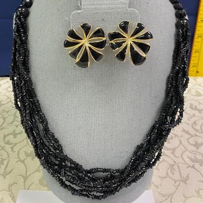 Necklace and Earrings