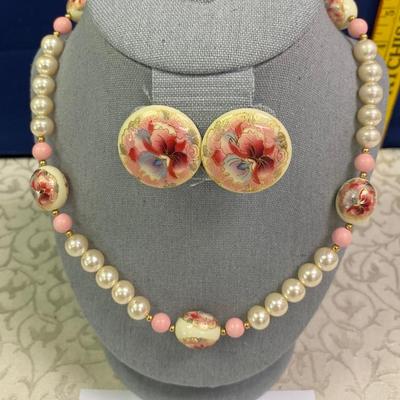 Necklace and Earrings