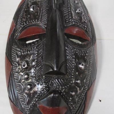 Hand Carved Wooden Tribal Mask