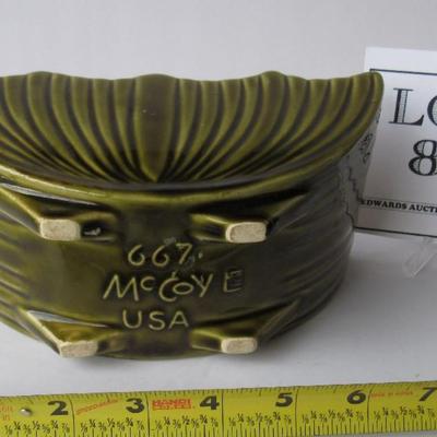 Vintage Green McCoy Planter, #667