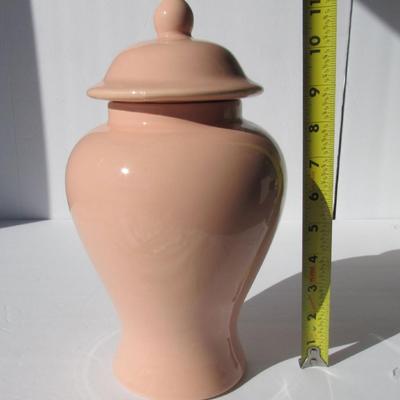 Haeger Pottery Tall Covered Ginger Jar or Urn