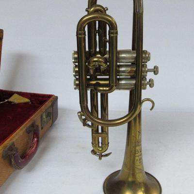Vintage Bundy Selmer Trumpet With Original Case, Elkhart, IN