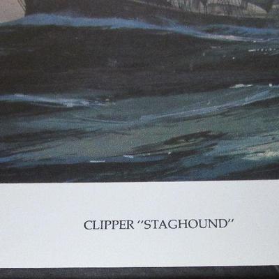 Vintage 1970s Litho, Clipper Staghound, 11