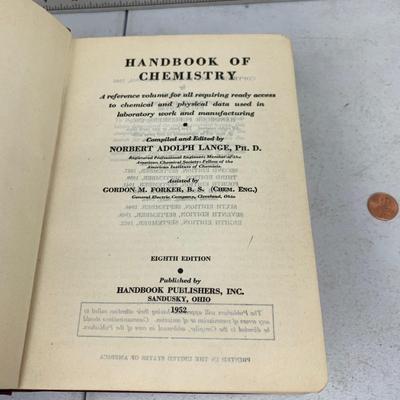 #4 Handbook of Chemistry Eighth Edition