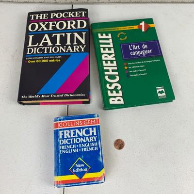 #48 Mini French Dictionary, Latin Dictionary & Bescherelle
