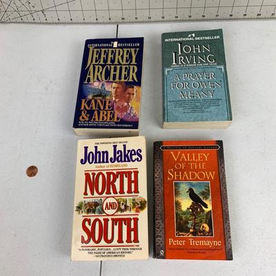 #61 North & South, Kane & Able, A Prayer For Owen Meany, Valley of The Shadow- Paperback Books