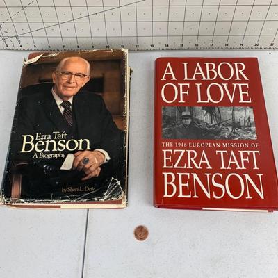 #92 Ezra Taft Benson; A Biography & A Labor of Love- Hardback Book
