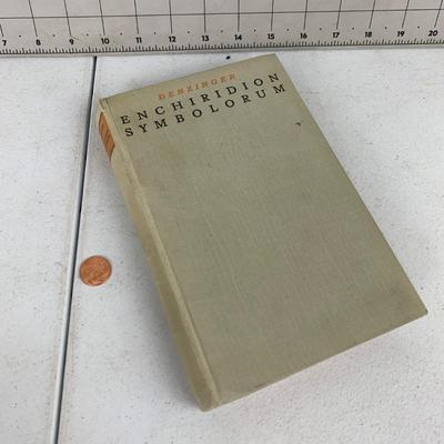 #110 Denzinger Enchiridion Symbolorum- Hardback Book