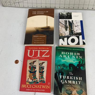 #114 Utz, The Riddle of The Sands, Murder in Belleville & The Turkish Gambit