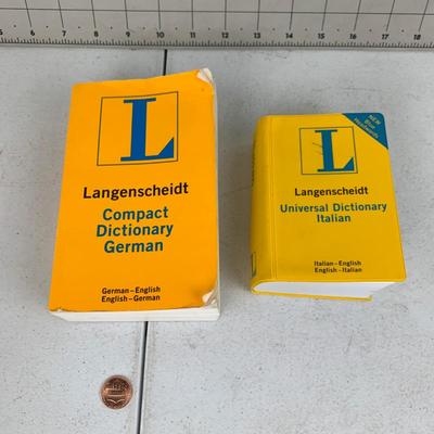 #172 Compact German & Italian Dictionaries