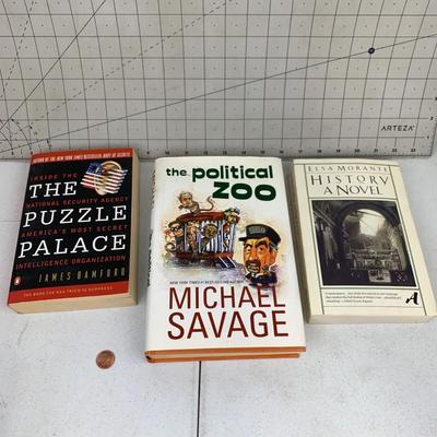 #255 The Political Zoo, History A Novel & The Puzzle Palace