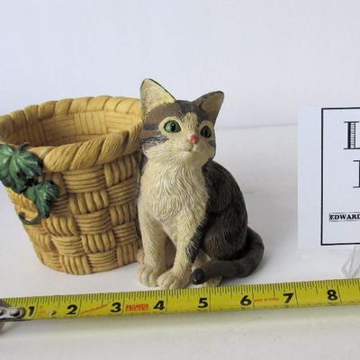 Cute Resin Smaller Planter, Solid and Heavy
