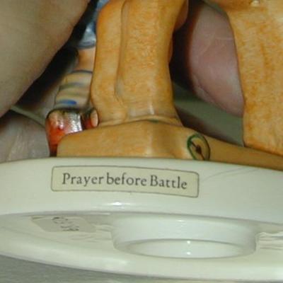 Vintage Goebel Hummel Prayer Before Battle Figurine