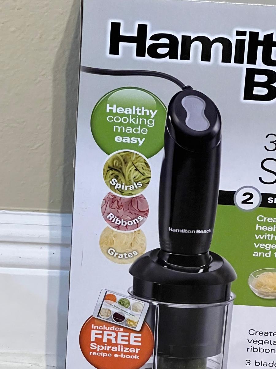 HAMILTON BEACH 3in1 Spiralizer