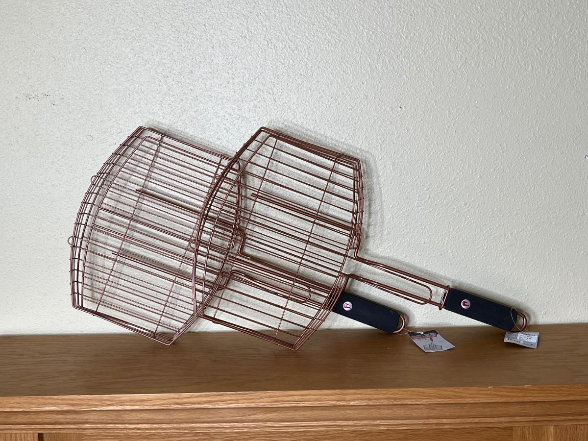 CHAR BROIL Pair (2) Extra Wide Grill Baskets New With Tags