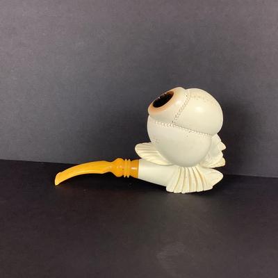 Lot. 6111 Vintage Sultan, Hand Carved Block Meerschaum Pipe with Custom Case