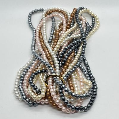 LOT 204: Multiple Strands of Beaded Necklaces with Two Shorteners (No Boxes)
