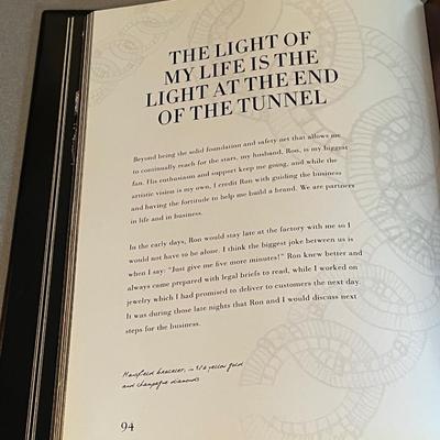 LOT 205: Judith Ripka Autographed Jewelry Coffee Table Book