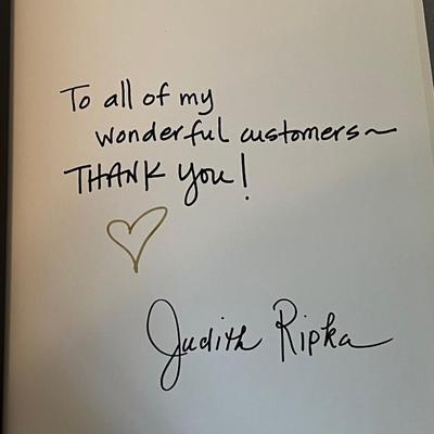 LOT 205: Judith Ripka Autographed Jewelry Coffee Table Book