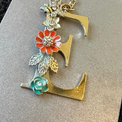Necklaces the letter E