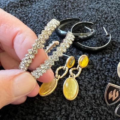 Earring lot and keychain