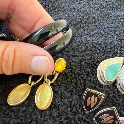 Earring lot and keychain