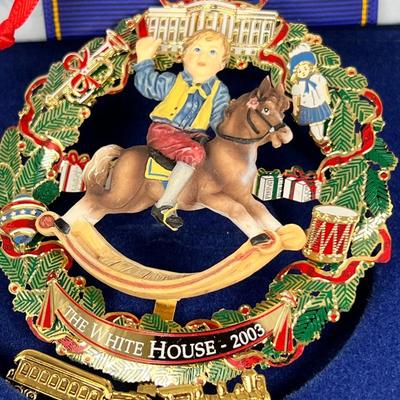 The White House Historical association Christmas Ornament 2003