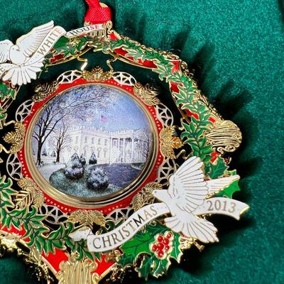 The White House Historical association Christmas Ornament 2013