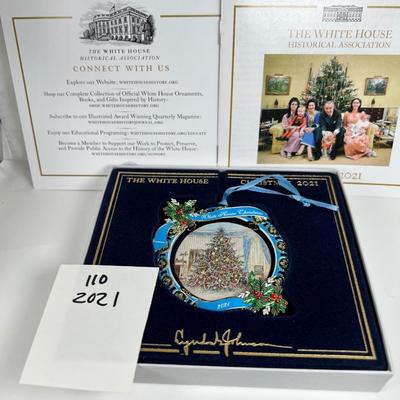 The White House Historical association Christmas Ornament 2021